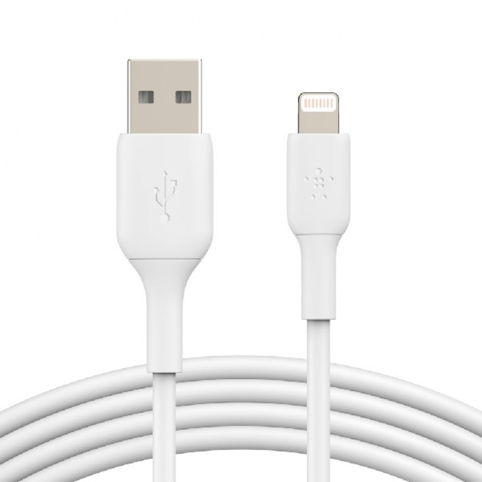 CABLE BELKIN CAA001BT2MWH LIGHTNING A USB-A BOOST CHARGE? 2m COLOR BLANCO