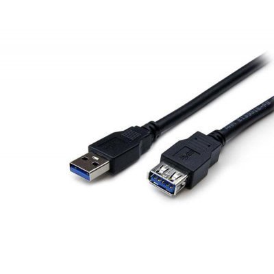 Cable Alargador USB 3.0 Nanocable 10.01.0902-BK/ USB Macho - USB Hembra/ 2m/ Negro