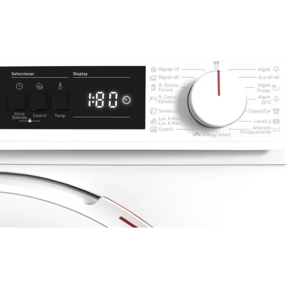 Lavadora Sharp ES-NFA812DWNA, 8 kg, 1200 rpm, clase A, blanca - imagen 8