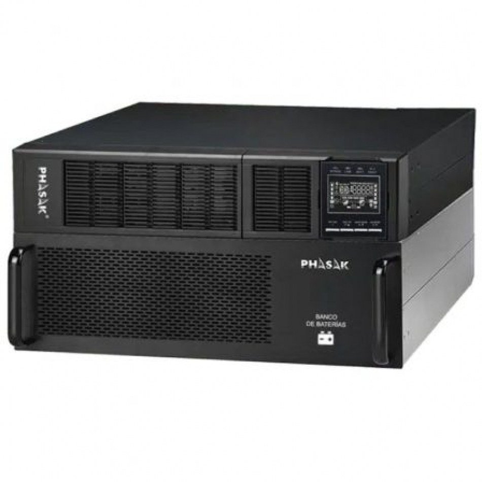 SAI Línea Online Phasak Pro Rack PH 9360/ 6000VA5400W/ 1 Salida/ Formato Rack