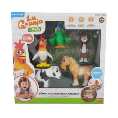 Pack 5 super figuras la granja de zenon