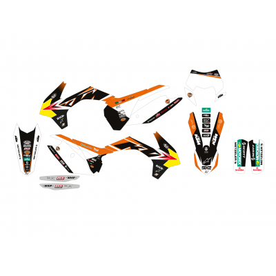 Kit de gráficos Trophy BLACKBIRD RACING 2538R21