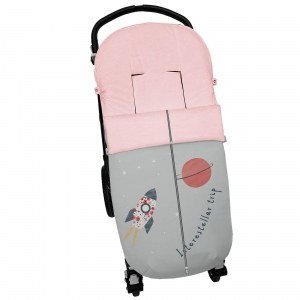 2024 Saco Silla Cohete Dydados London Estampado Pelo Rosa