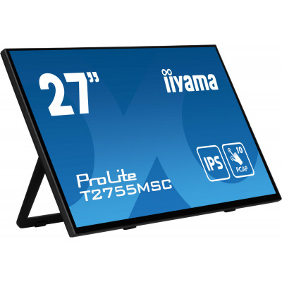 ProLite T2755MSC-B1 pantalla para PC 68,6 cm (27) 1920 x 1080 Pixeles Full HD LED Pantalla táctil Mesa Negro