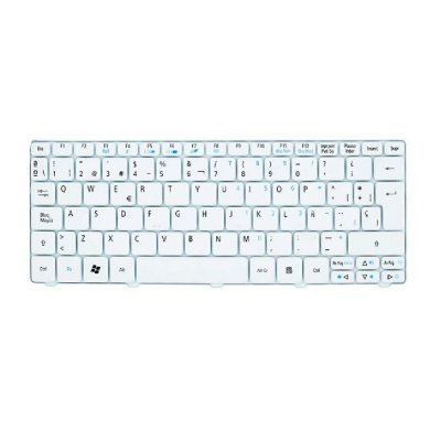 Teclado compatible para portátil ACER Aspire one D260 Blanco