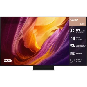 Televisor OLED Samsung TQ55S95HFTXXC, S95H, 55 pulgadas, 4K, Vision AI Smart TV, sin reflejos, grafito
