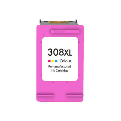 Remanufacturado HP 308XL+ Color Cartucho de Tinta - Reemplaza 7FP2UE - Alta Capacidad/Jumbo