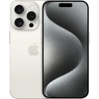 Telefono movil smartphone apple iphone 15 pro 5g - 256gb - 6.1 pulgadas blanco acondicionado ab