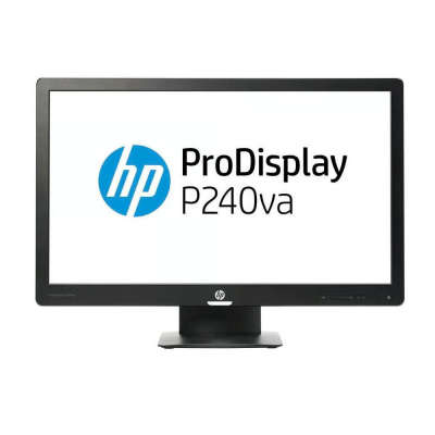 Monitor reacondicionado led hp p240va 24 pulgadas 1920 x 1080 - hdmi - vga - dp - negro