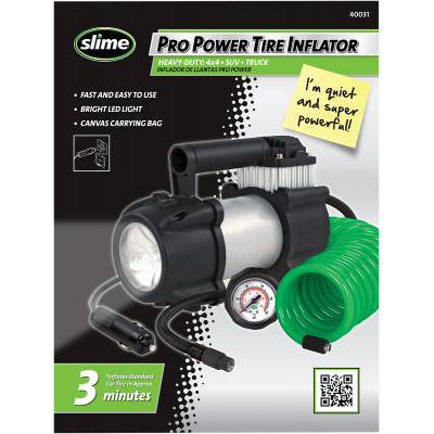 Inflador de neumáticos Pro Power SLIME 40031