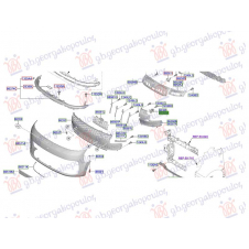 SOPORTE REJILLA PARACHOQUE DELANTERO (O)