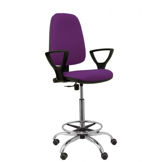 Taburete Sierra CP bali morado brazos fijos