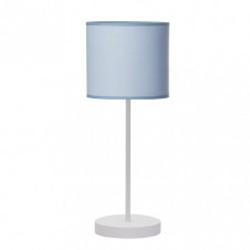 Sobremesa Ibor 1xe14 Blanco/azul 48x17x17 Cm