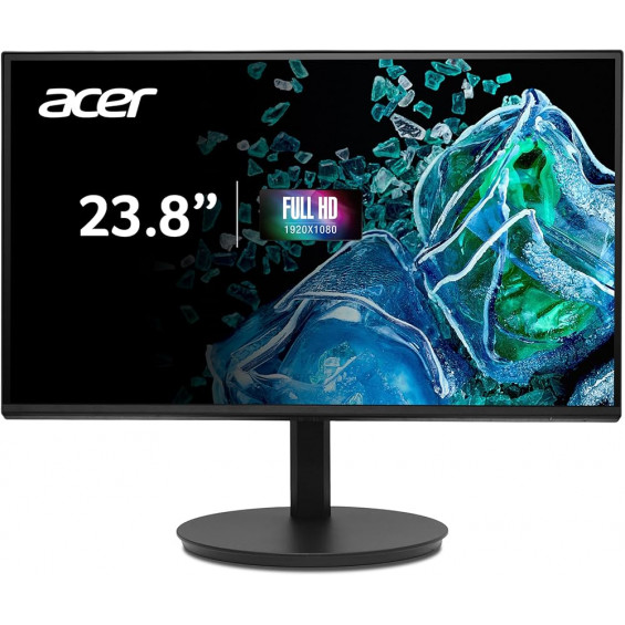 Monitor Acer CB242Ybmiprx, 23,8 pulgadas, Full HD, IPS, 75 Hz, 1 ms, altura regulable, pivot, altavoces, HDMI, DisplayPort, VGA, negro - imagen 3