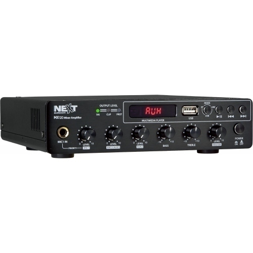 Amplificador PA 120Wrms BT/USB/MIC/AUX NEXT MX120
