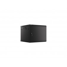 Lanberg WF01-6609-00B armario rack 9U Bastidor de pared Negro