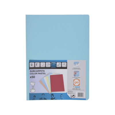 EBA P.50 SUB A4 185G AZUL 400040656