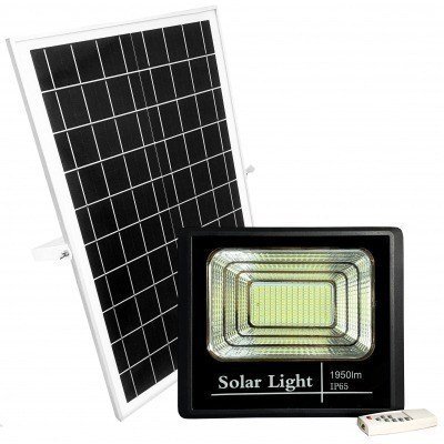 Foco LED 40W a Batería con Placa Solar IP65