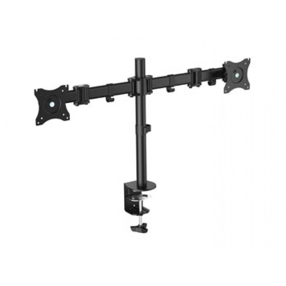Soporte articulado de sobremesa para dos monitores de 13"-27