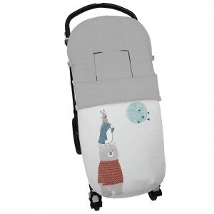 2024 Saco Silla Luna Dydados London Estampado Punto Gris