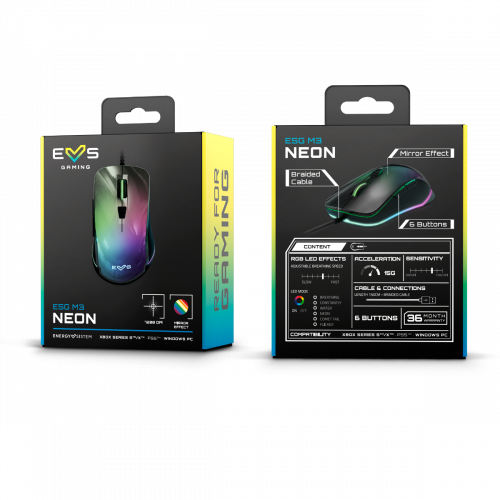 Energy Sistem Gaming Mouse ESG M3 Neon