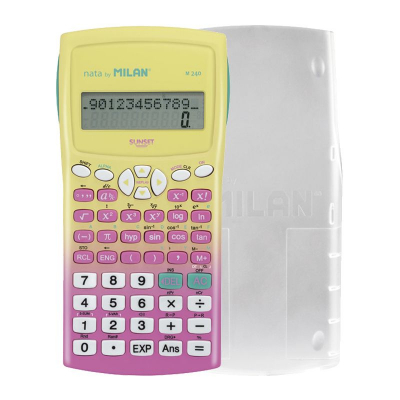159110SNPBL calculadora Escritorio Calculadora básica Rosa, Amarillo