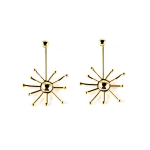 SUN pendientes #oro brillo 1 u