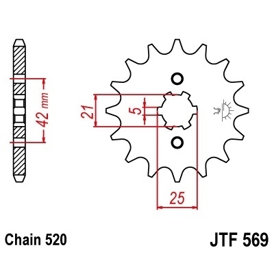 Piñón JT SPROCKETS JTF569.18