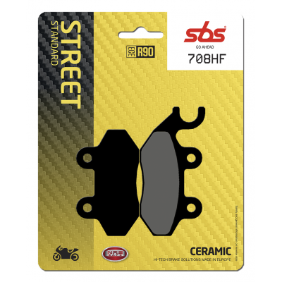 HF Street Ceramic Organic Brake Pads SBS 708HF