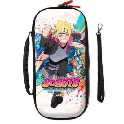 FUNDA KONIX SWITCH BORUTO WORLD COMPATIBLE CON SWITCH Y VERSION LITE RED ALMACENAJE 8 CARTUCHOS KX-B