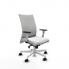 Piqueras y Crespo Albacete confidente sincro bali blanco brazos 1D blancos base blanca ruedas 65 mm nailon