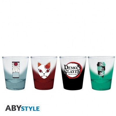 Vasos chupito abystyle demon slayer simbolos