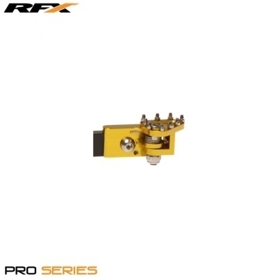 Punta de pedal de freno trasero flexible CNC RFX Pro de repuesto (amarillo) FXRB9010099YL