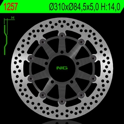 Disco de freno NG 1247 Ø292 x Ø56.35 x 5 1247