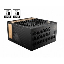 FUENTE DE PODER MSI MEG AI1300P PCIE5 1300W, 80 PLUS PLATINUM, MODULAR