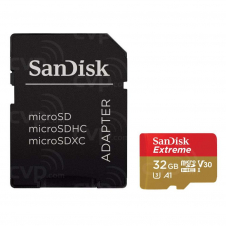MEMORIA SANDISK MICRO SDHC EXTREME 32GB A1 C/A