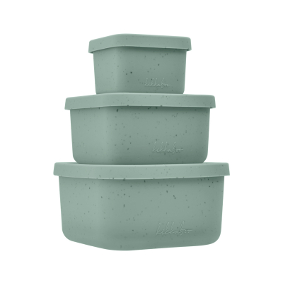 Juego de fiambreras 3 uds Platinum Silicone Sage