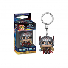 Llavero funko pop marvel pocket thor love and thunder mighty thor