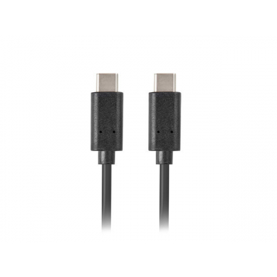 Cable usb lanberg 2.0 macho - usb tipo c macho 1.8m negro