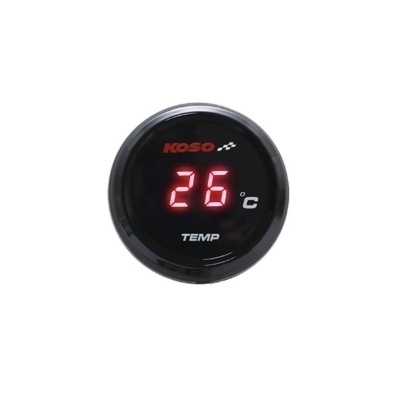 KOSO i-GEAR Water Temperature Meter Red Display BA067R10