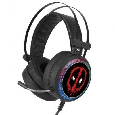 Auriculares Gaming con Micrófono Leotec Deadpool 001 Marvel/ Jack 3.5