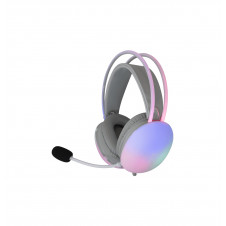 White Shark FIREFLY Auriculares Alámbrico Diadema Juego USB tipo A Blanco