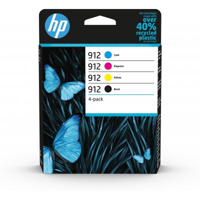 Cartucho de Tinta Original HP nº912 Multipack/ Negro/ Magenta/ Cian/ Amarillo