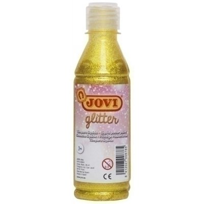 TEMPERA JOVI LIQ.GLITTER 250 ml AMARILLO