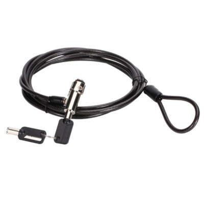 Cable seguridad para portatiles 1.8m conceptronic nano por llave