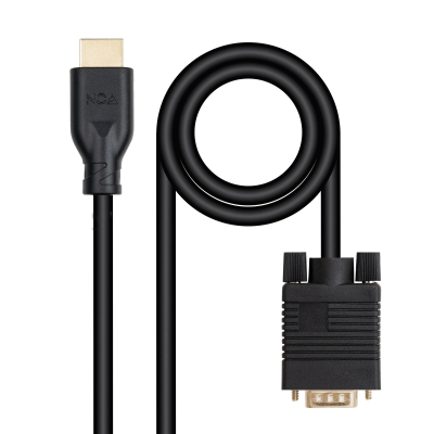 Nanocable CABLE CONVERSOR VGA/M A HDMI/M, NEGRO, 1,8M