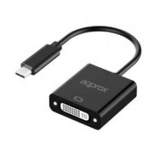 Adaptador Approx Usb-c/m A Dvi/h 13cm Negro