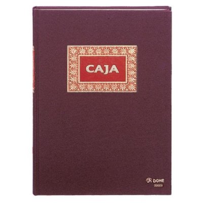 DOHE Libro de caja forrado tela 100h numeradas folio