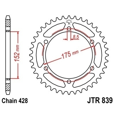 Corona JT SPROCKETS JTR839.51
