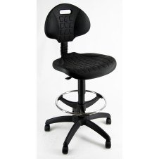 UNISIT Taburete Poliuretano con respaldo y aro